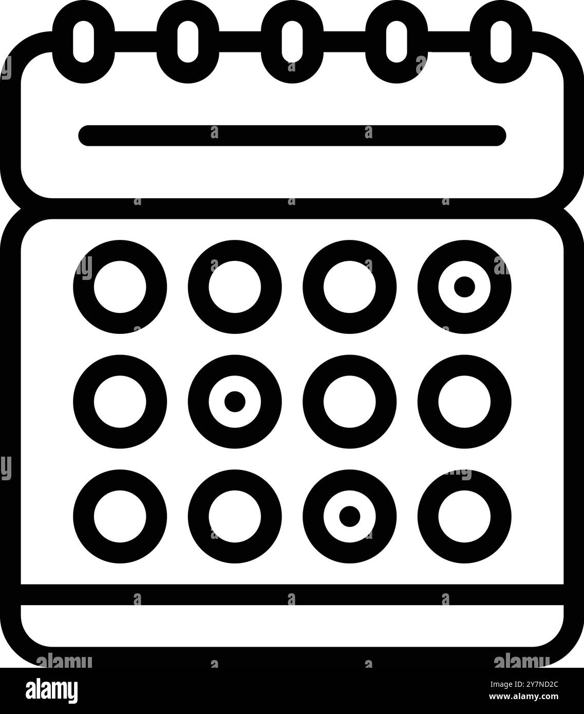 Icon for schedule calendar stock vector image art alamy