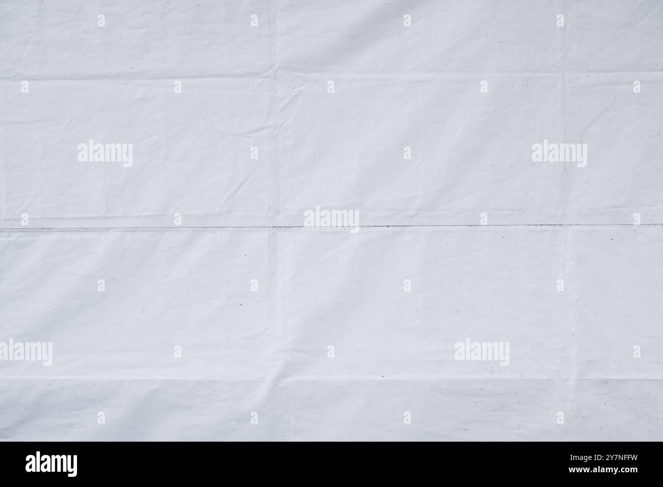 White tarpaulin with folds and creases as background texture Stock ...