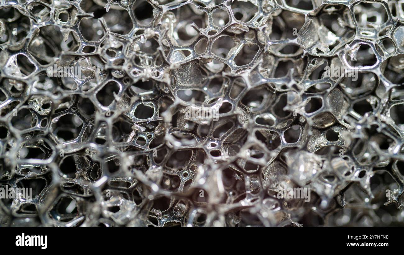 sponge closeup , background, texture, macro view Stock Photo