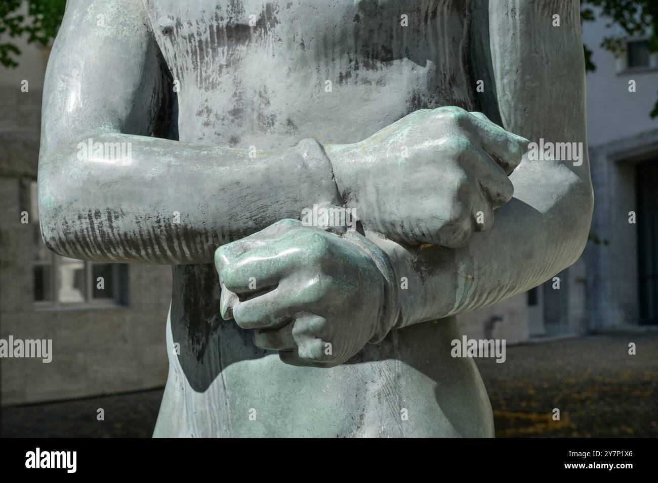 Statue of Richard Scheibe, Federal Ministry of Defense, Bendlerblock ...