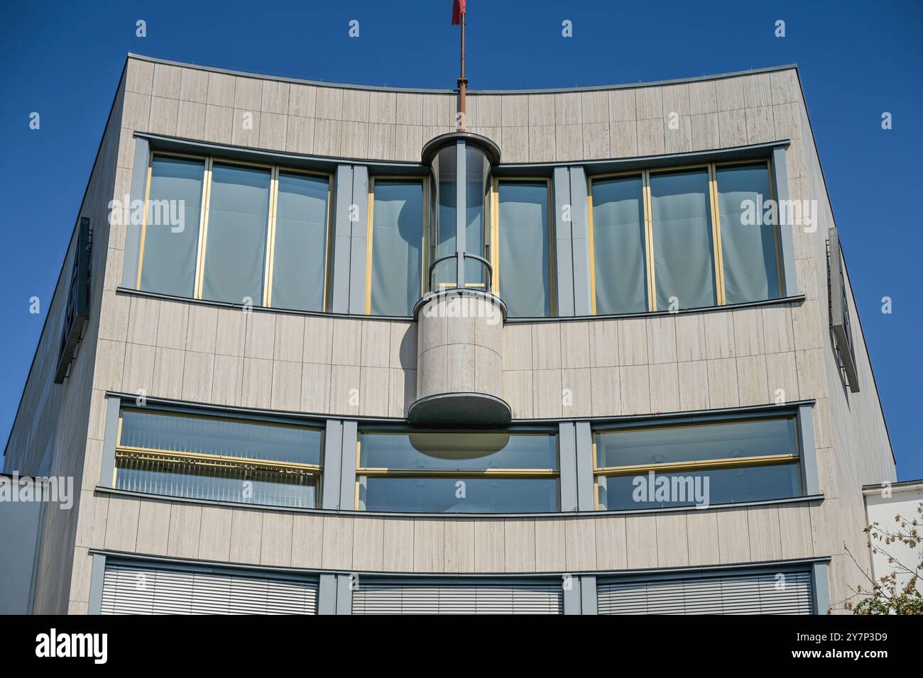 IG Metall House, Alte Jakobstrasse, Kreuzberg, Friedrichshain-Kreuzberg, Berlin, Germany, IG-Metall-Haus, Alte Jakobstraße, Deutschland Stock Photo