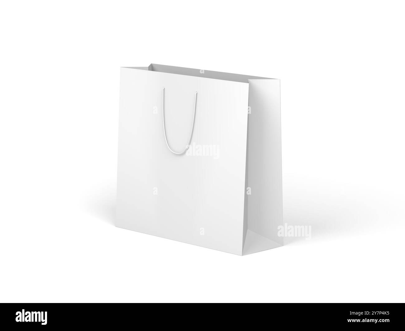 Shopping bag isolated on white background. Mockup. Blank. 3d ...