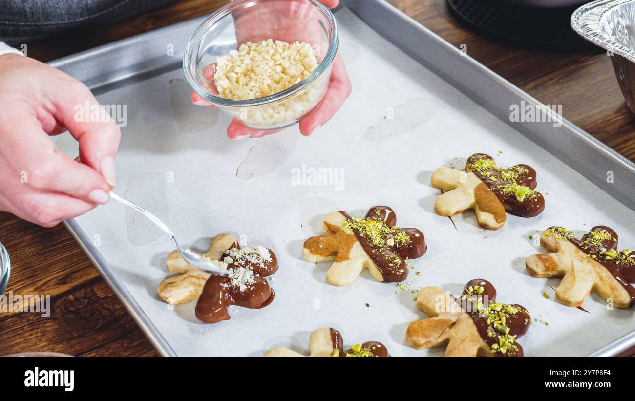 Woman making cookie sandwich hi res stock photography and images Alamy