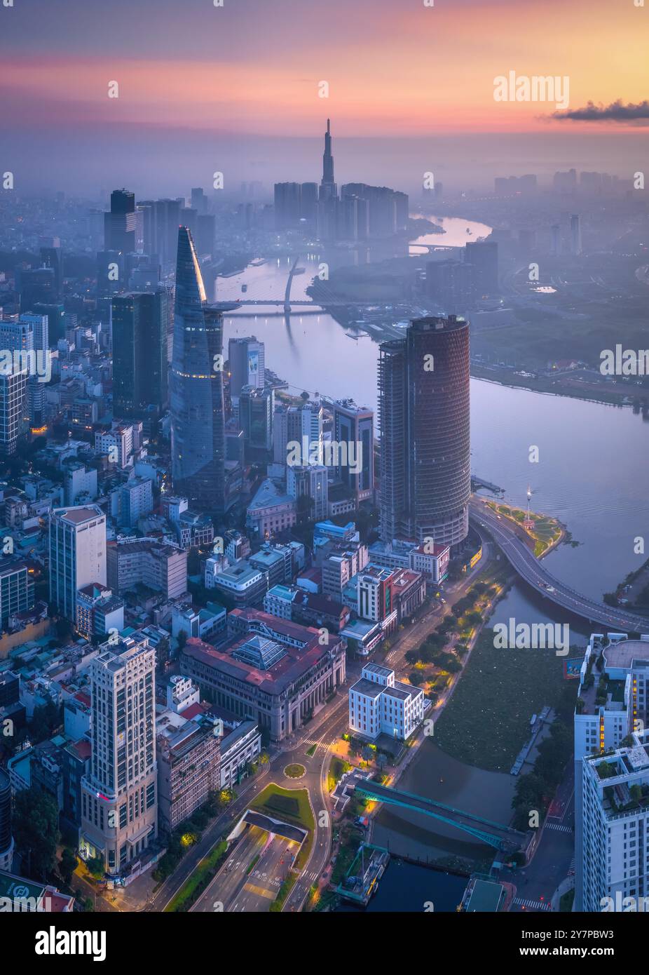 Morning in Ho Chi Minh city, Vietnam Stock Photo - Alamy