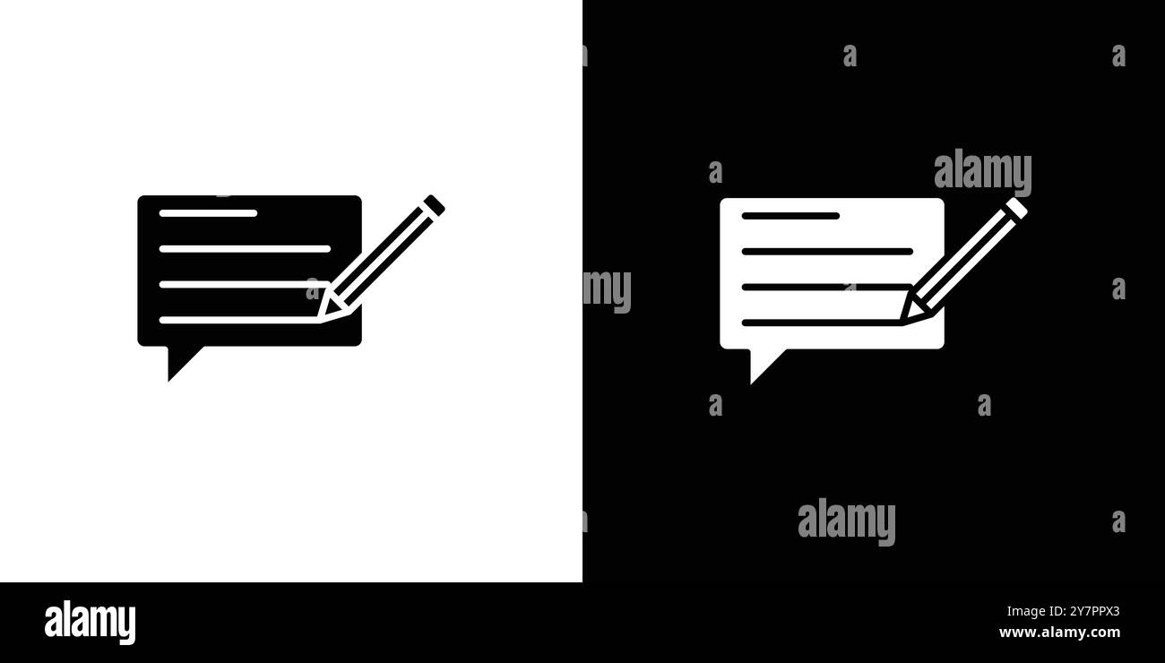 review icon Flat thin line vector illustration art outline set Stock ...
