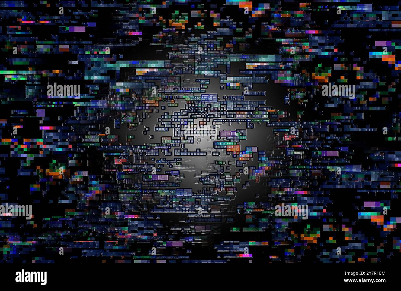 Illuminated pixels hi-res stock photography and images - Alamy