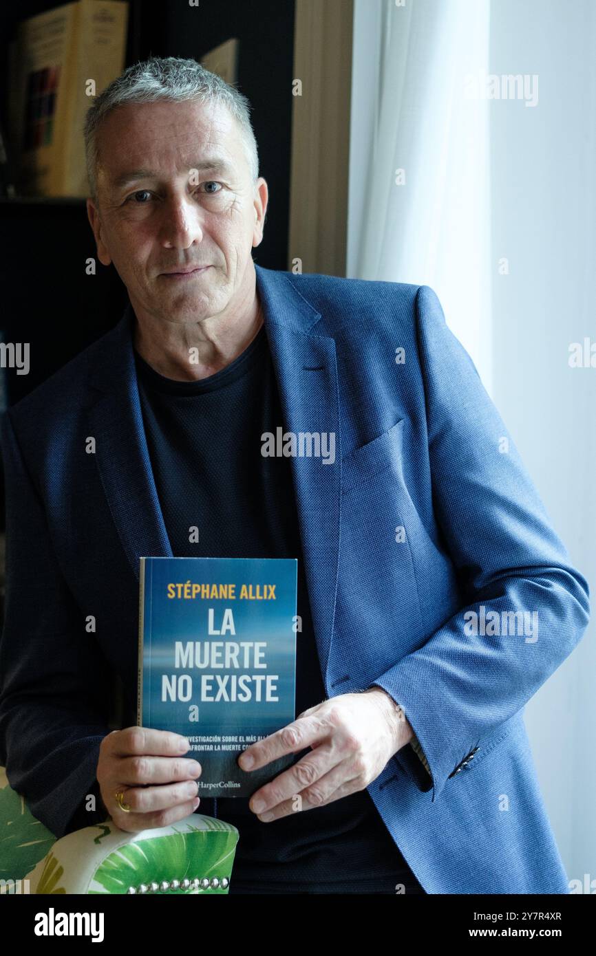 French writer Stephane Allix poses for a photo session during the ...