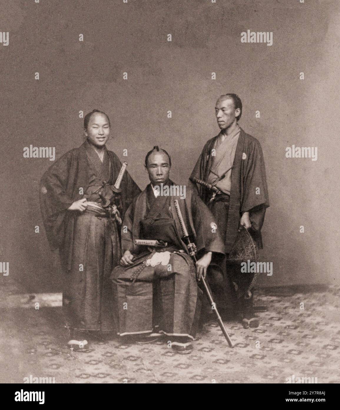 Vintage photo of japanese people hi-res stock photography and