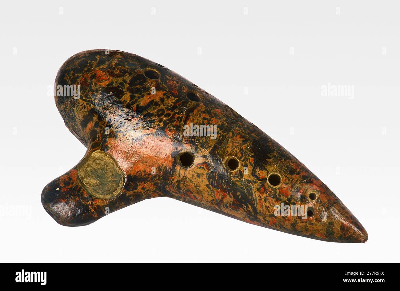 ocarina contralto - Budrio - XIX sec. - Budrio - Museo  dell' ocarina Stock Photo