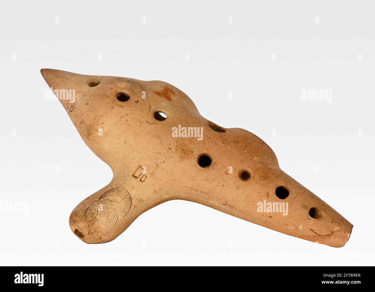 ocarina contralto - C.Viginelli - XIX sec. - Museo  dell' ocarina Stock Photo