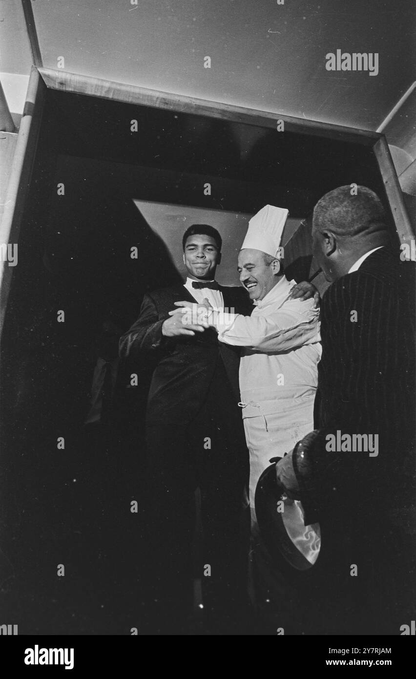 LONDON , UK - 19 May 1966 : Muhammad Ali. Original caption follows ...