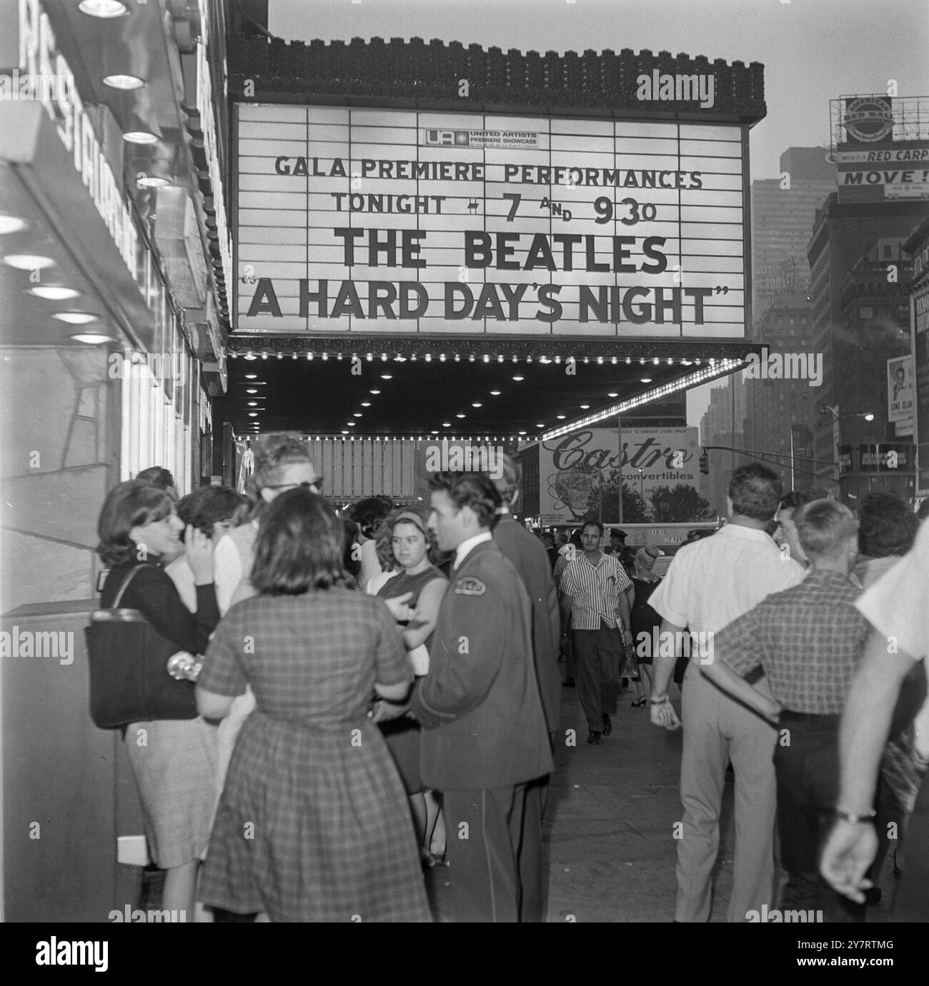 Hard day #39 s night premiere 1964 hi res stock photography and images Alamy