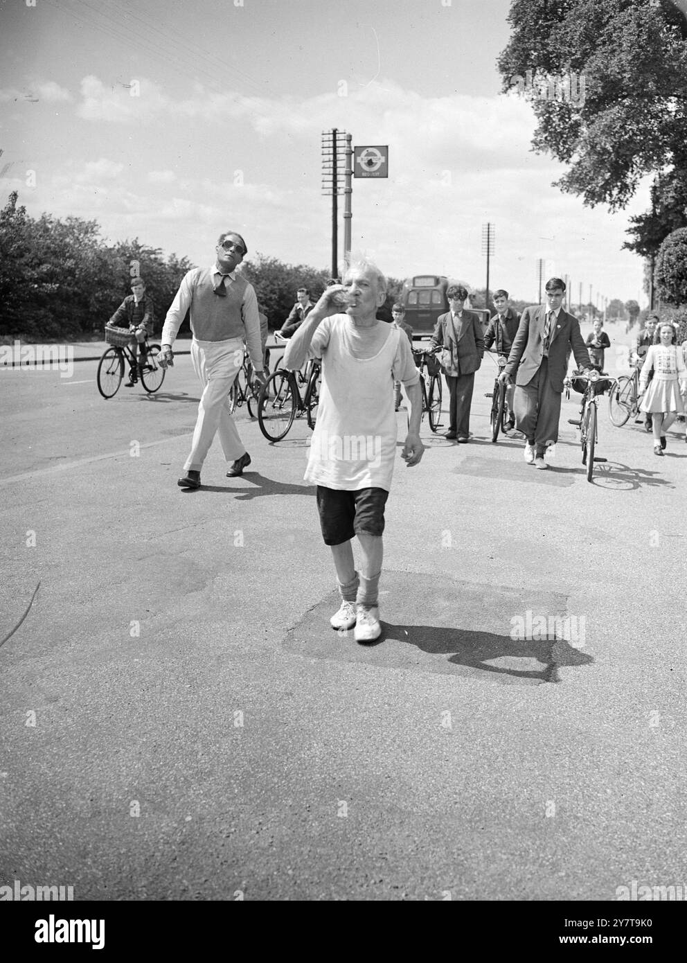 Still running - at 85 Charlie Hart, nearing his 85th birthday, went for ...