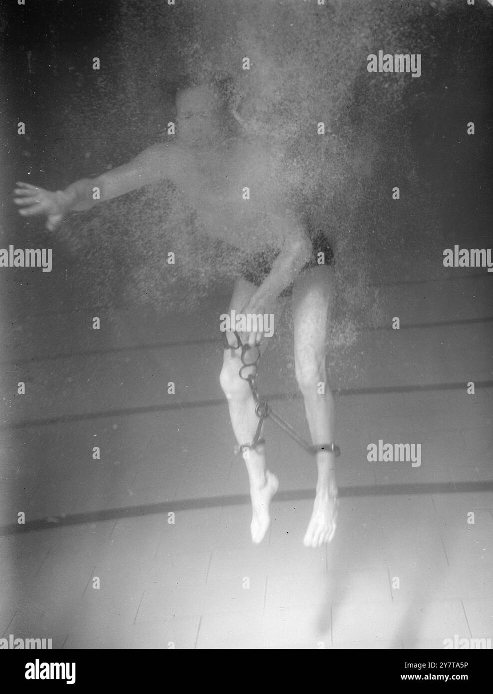UNDER WATER ESCAPE THAT TELEVIEWERS WILL NOT SEE 18 May 1950 Off With under-water-escape-that-televiewers-will-not-see-18-may-1950-off-with