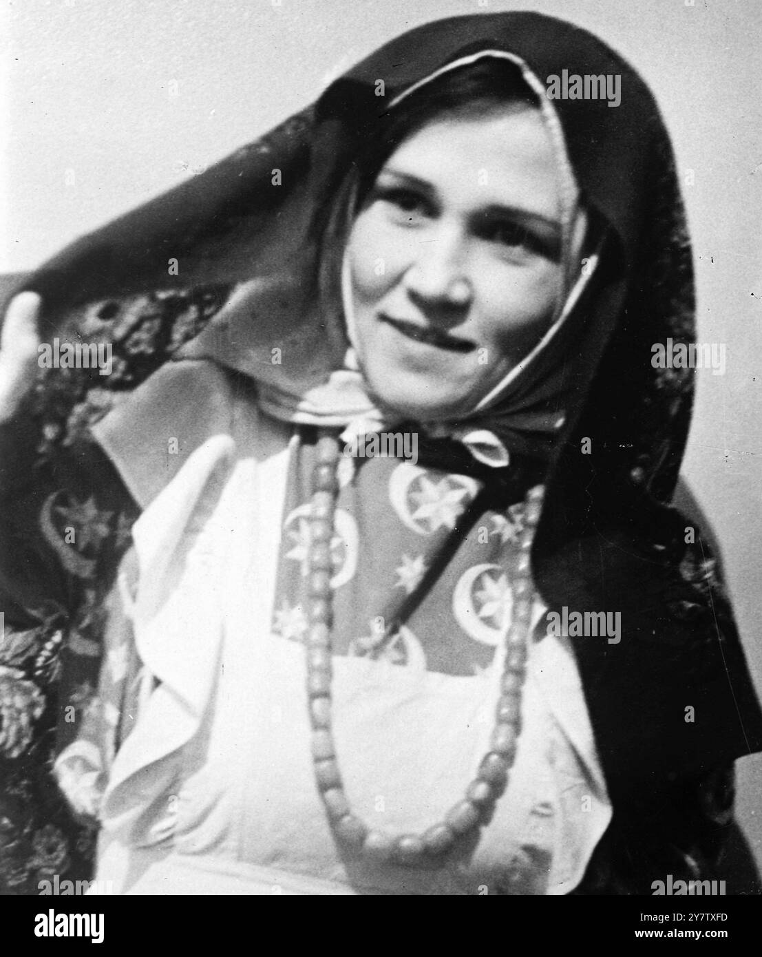 TATARIA Photo Shows: a young Tatar woman in national costume Stock ... TATARIA Photo Shows: a young Tatar woman in national costume Stock ...