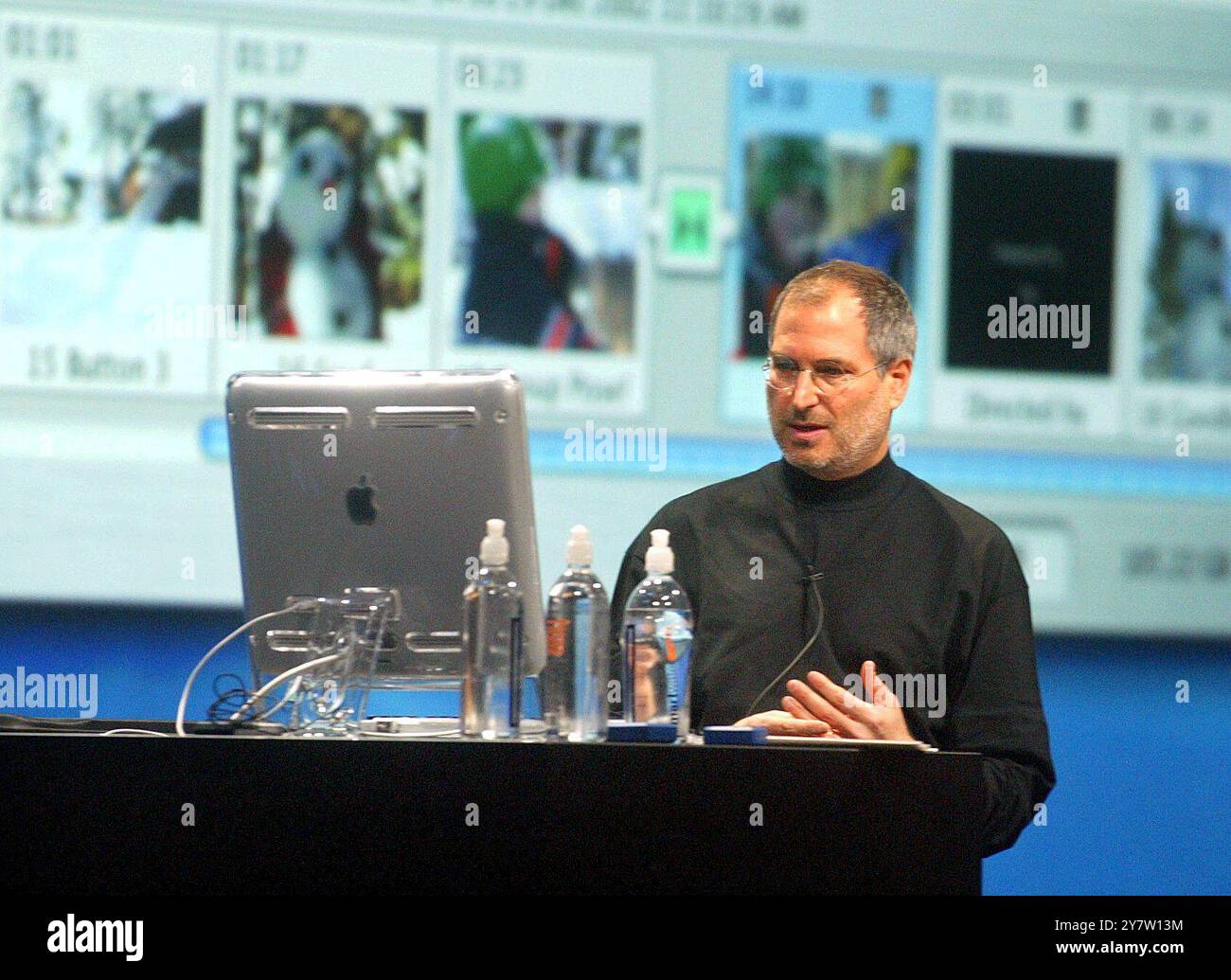 San Francisco, Calif., Apple Computer CEO Steve Jobs, during his ...