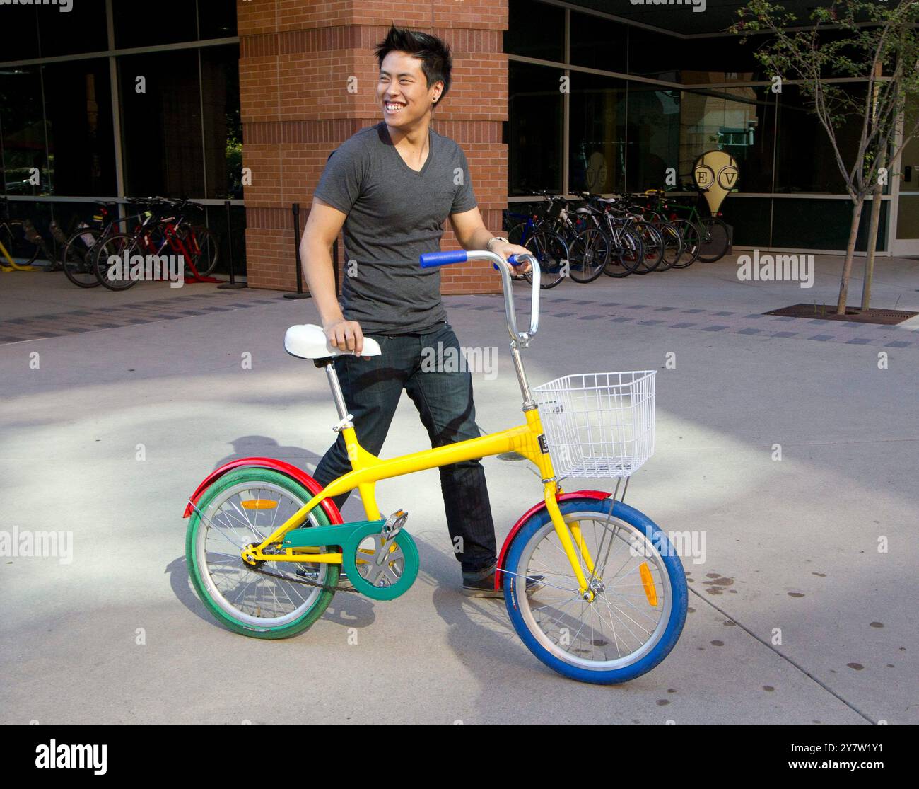 Silicon valley google campus bike hi-res stock photography and