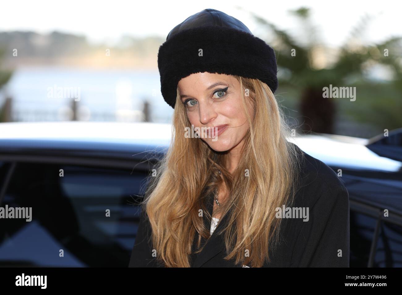 October 1, 2024, Dinard, Bretagne, France: CHARLOTTE COLBERT arrives for the Dinard British & Irish Film Festival 2024 in Dinard, France (Credit Image: © Mickael Chavet/ZUMA Press Wire) EDITORIAL USAGE ONLY! Not for Commercial USAGE! Stock Photo