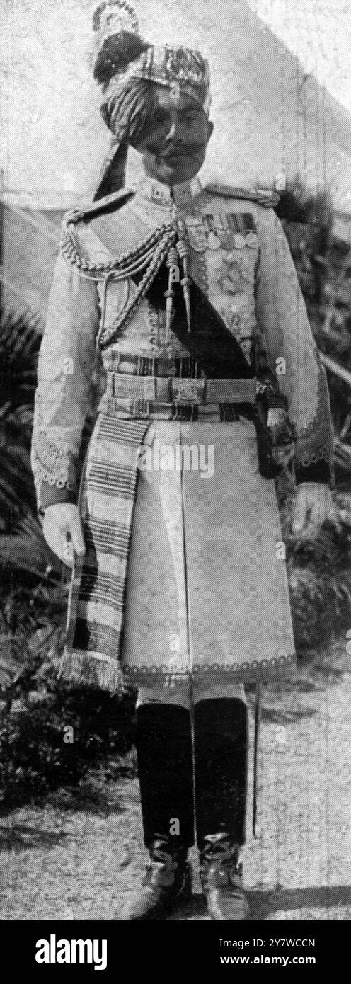 Native Rulers of India on service in Europe : The Maharajah of ...