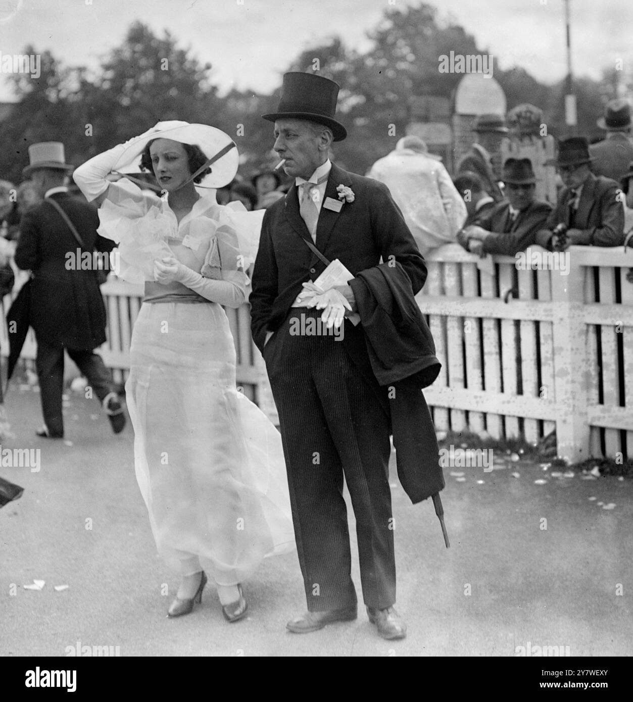 At the Royal Ascot race meeting . Major Innis and Miss Veronica Innis ...
