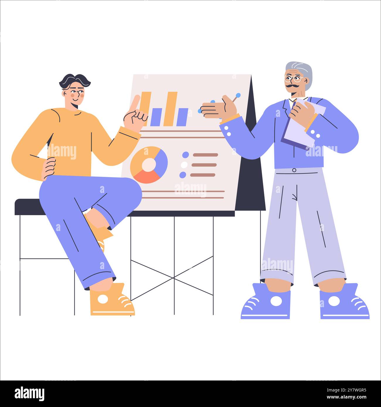 Strategizing session Stock Vector Images - Alamy