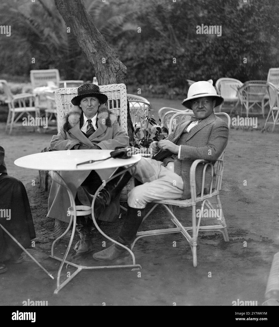 The Cairo Season , Egypt . A rest after a day ' s ride in the desert ...