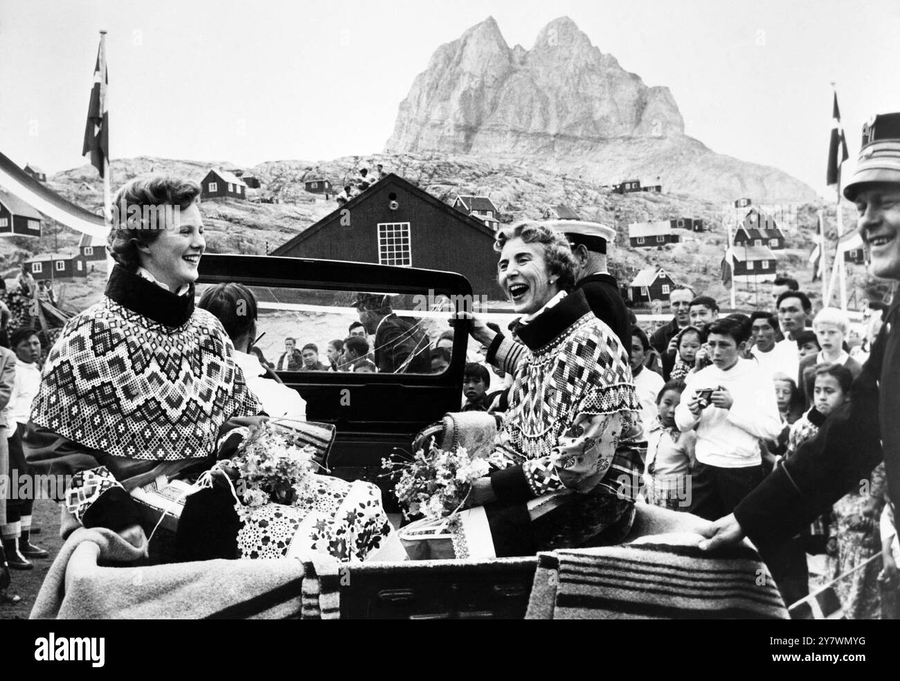 Umanak , Greenland The visit of the Danish royal family to Greenland