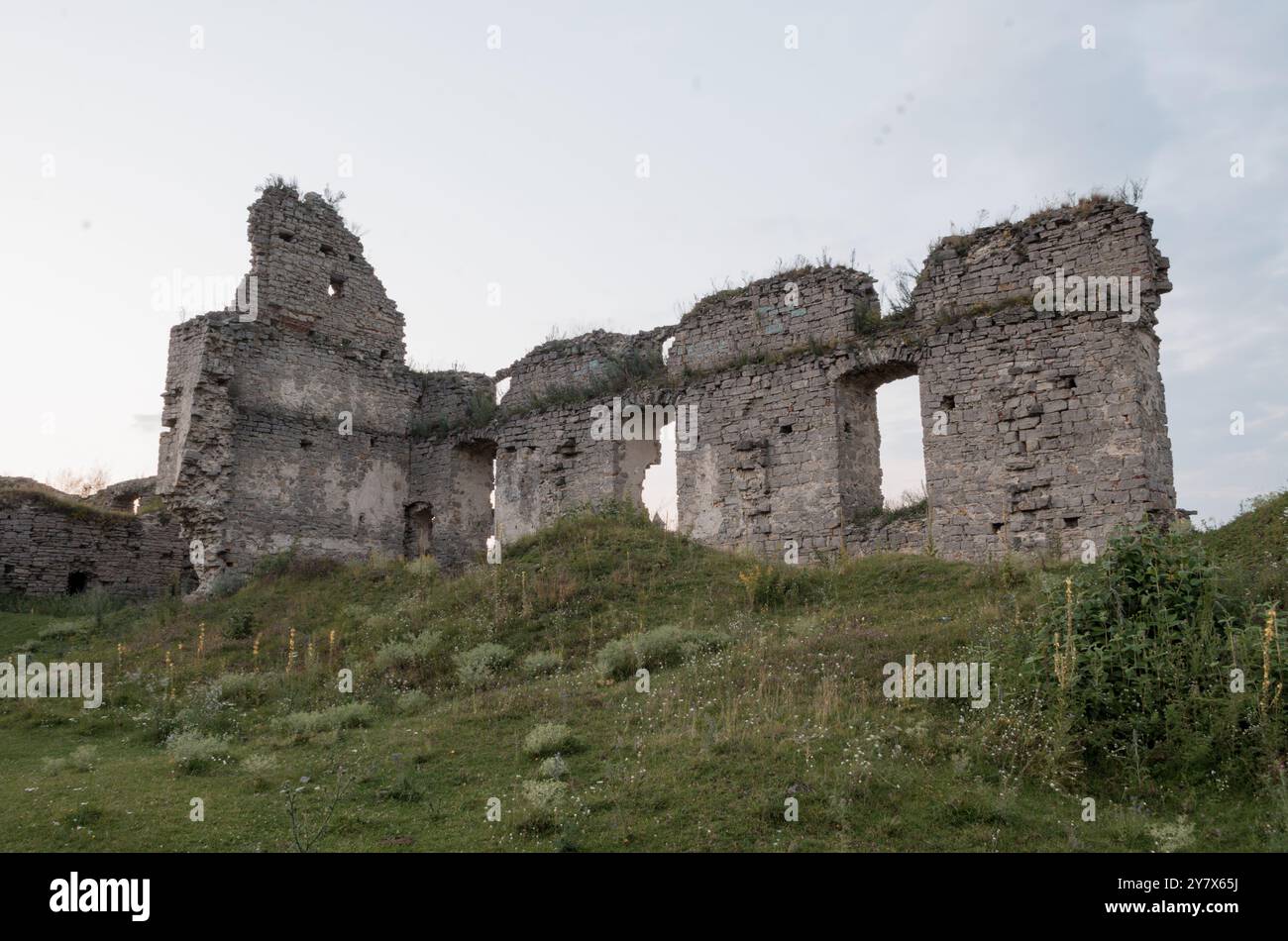 Enigmatic Ruins of an Ancient Stone Fortress Surrounded by Lush ...