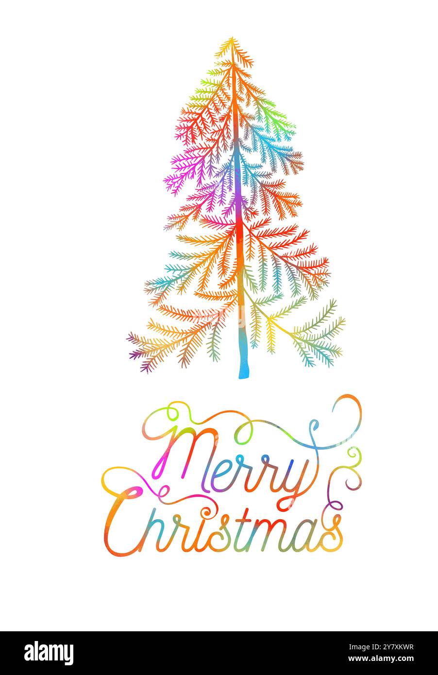 Colored Merry Christmas Text , Merry Christmas Background vector ...