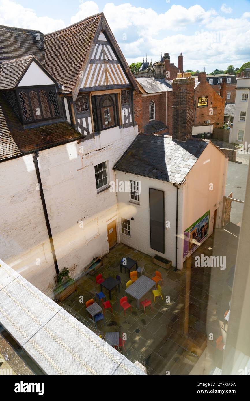 Vaughan's Mansion, part of the Museum and Art Gallery, Shrewsbury, Shropshire, England. Pictured in May 2024. Stock Photo