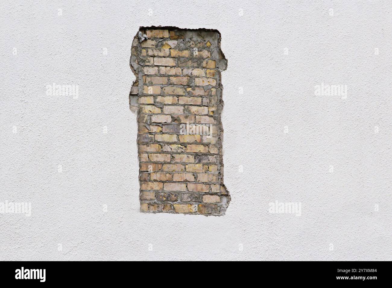 Bricked up, residential building, Germany, Europe Stock Photo - Alamy