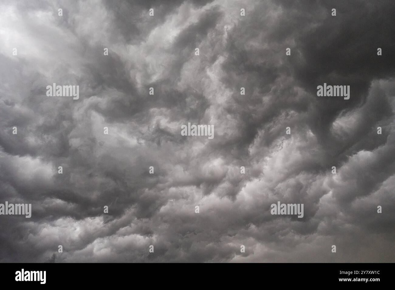 Textured sky with moving clouds in storm day Stock Photo
