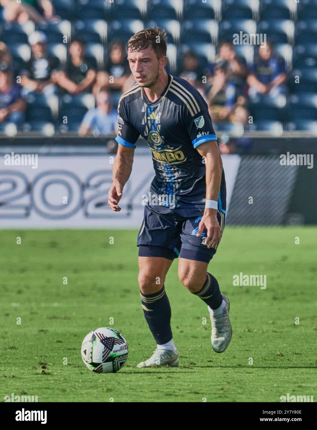 CHESTER, PA, USA - AUGUST 25, 2024: Leagues Cup Match between Philadelphia Union and Colorado Rapids at Subaru Park. ***EDITORIAL USE ONLY*** Stock Photo