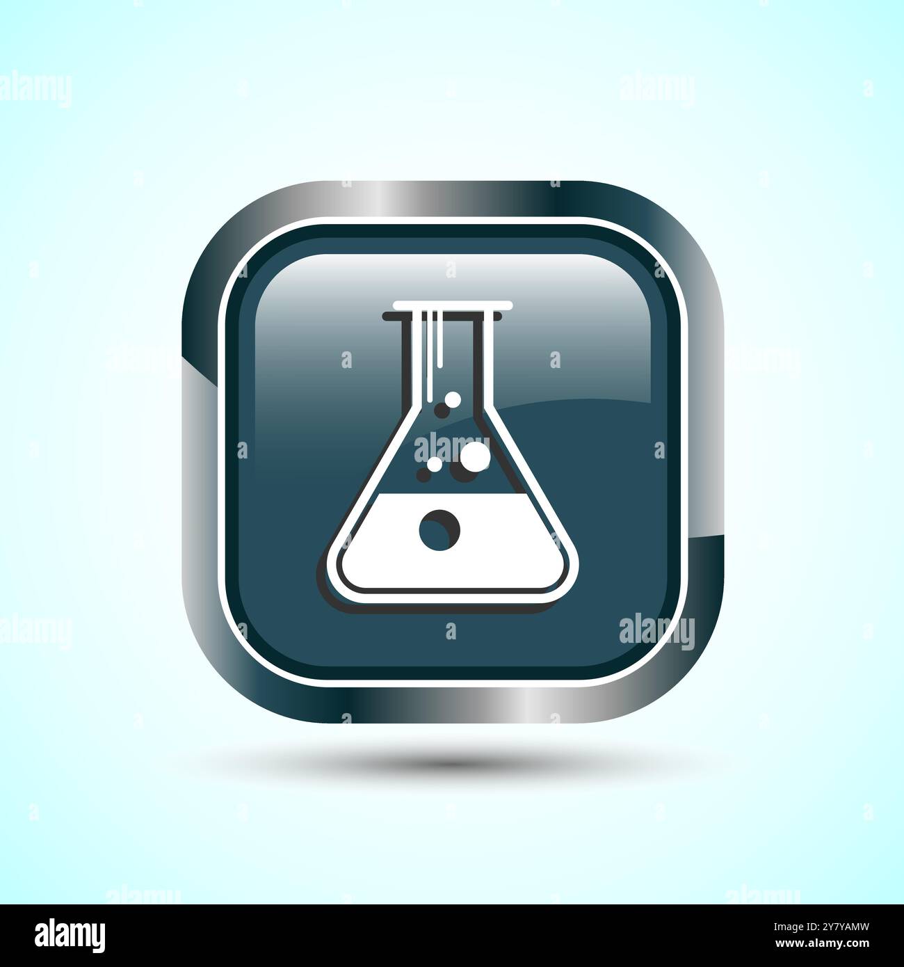 Lab Flask Icon Design Illustration, Chemical flask Icon For Apps and ...