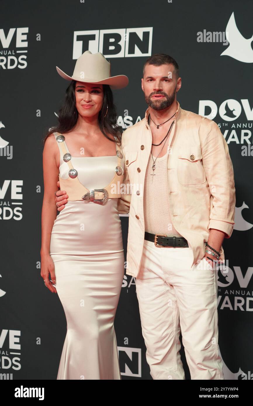 Nashville, Tennessee, USA, October 1, 2024. Joel Smallbone with his ...