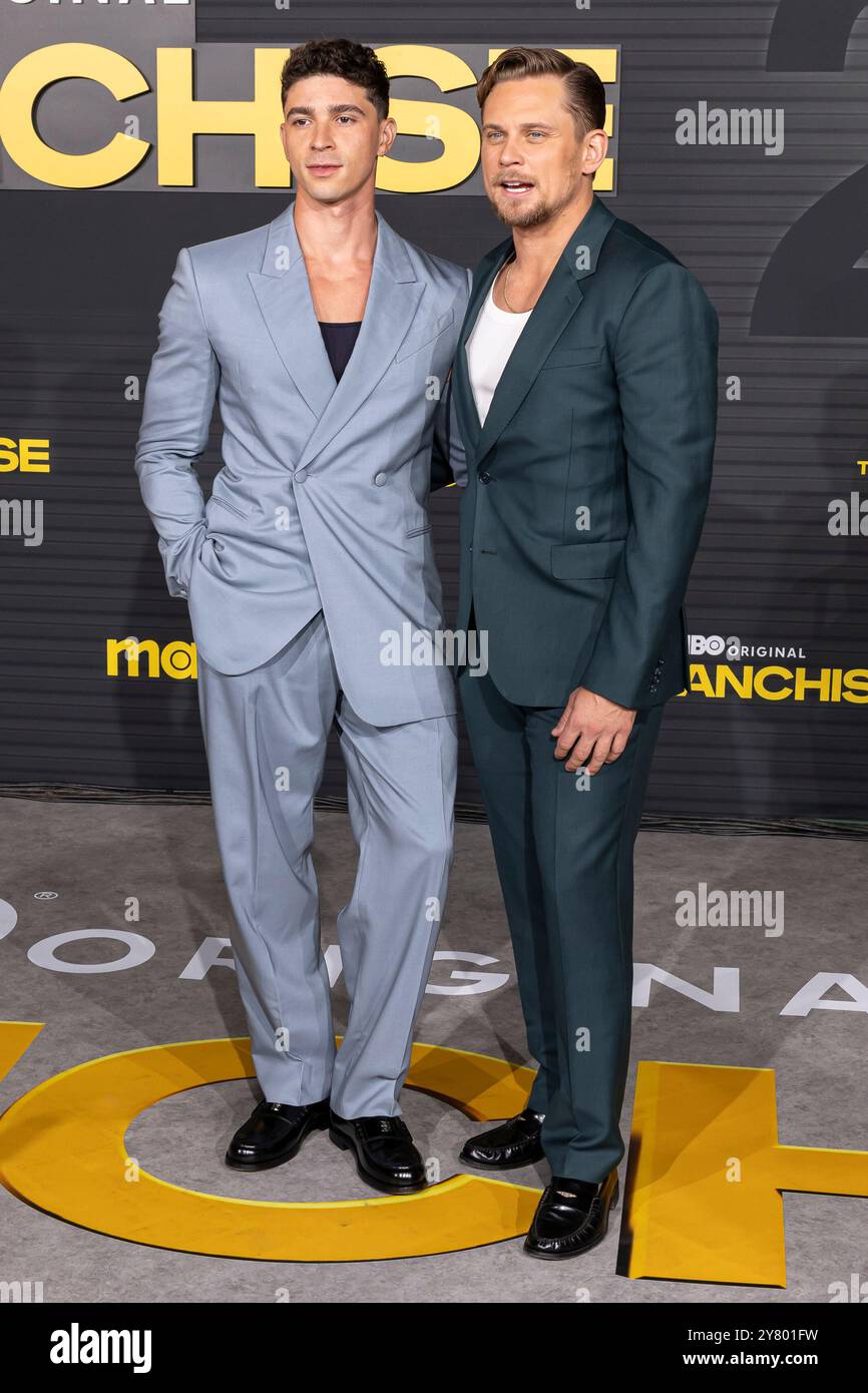 Los Angeles, USA. 01st Oct, 2024. Isaac Powell and Billy Magnussen ...