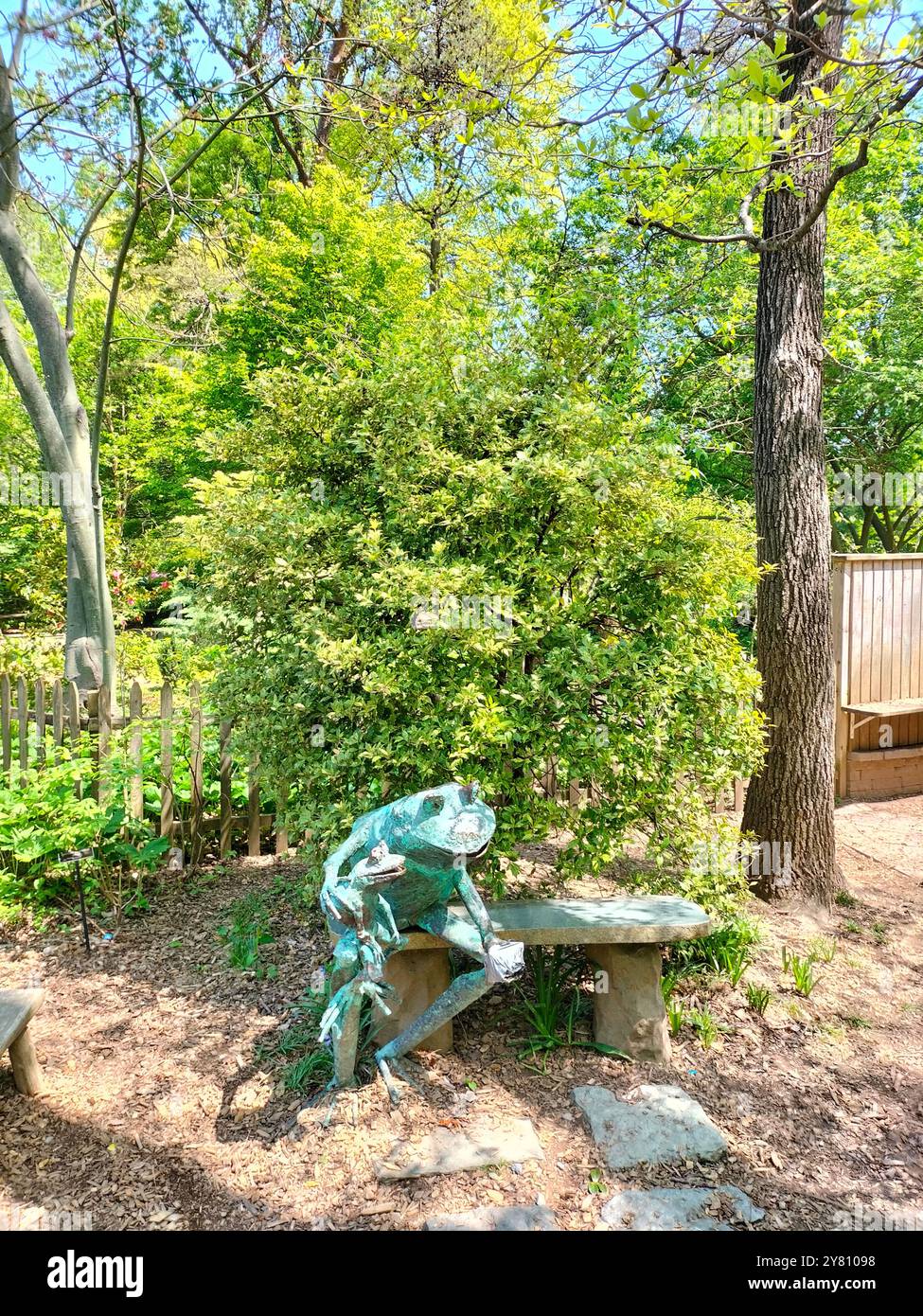 Blending Nature’s Beauty with Historic Wooden Houses in a park in Maryland - Smartphone Captured Stock Image