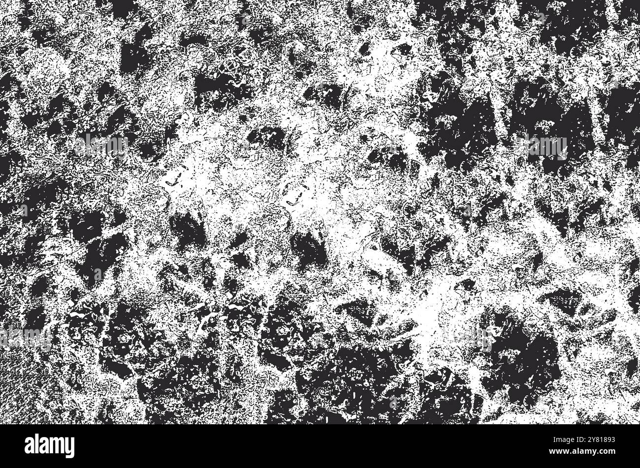 Black and white abstract background image with spots on the surface Stock Photo