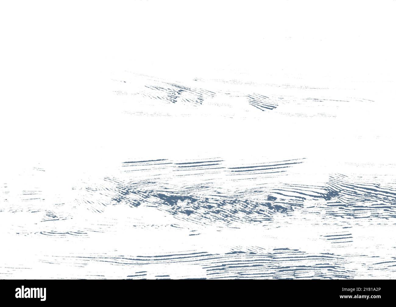 Abstract white background with spots and horizontal lines in blue Stock ...