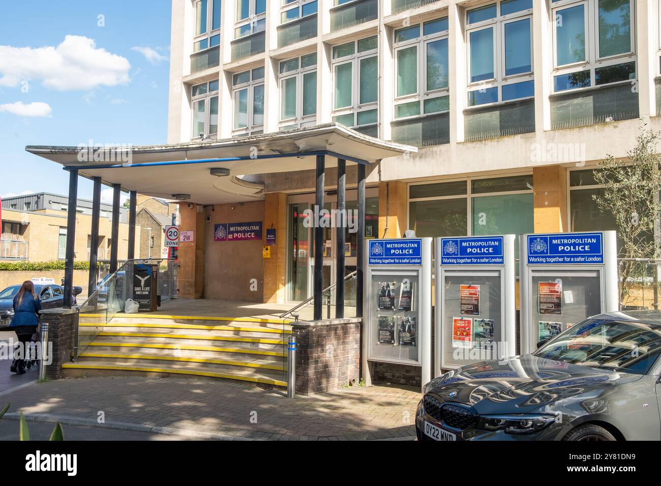 LONDON SEPTEMBER 13 2024 Brixton Police Station Brixton Acre Lane london-september-13-2024-brixton-police-station-brixton-acre-lane