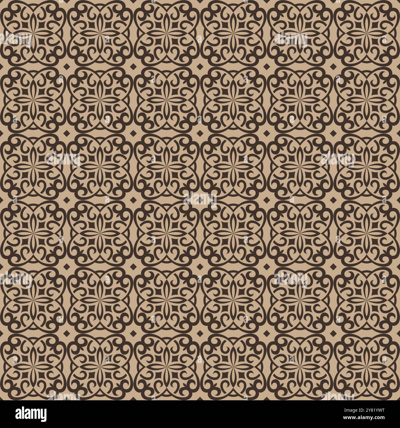 Azulejo Ceramic Tile Pattern. Talavera Seamless Pattern Vector Stock Vector