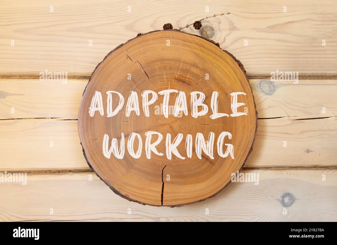 Adaptable working symbol. Concept words Adaptable working on beautiful ...