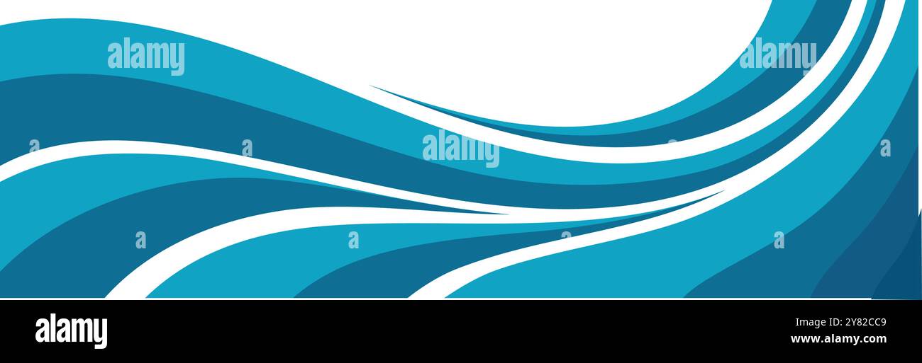 Water Wave Logo abstract design Stock Vector Image & Art - Alamy