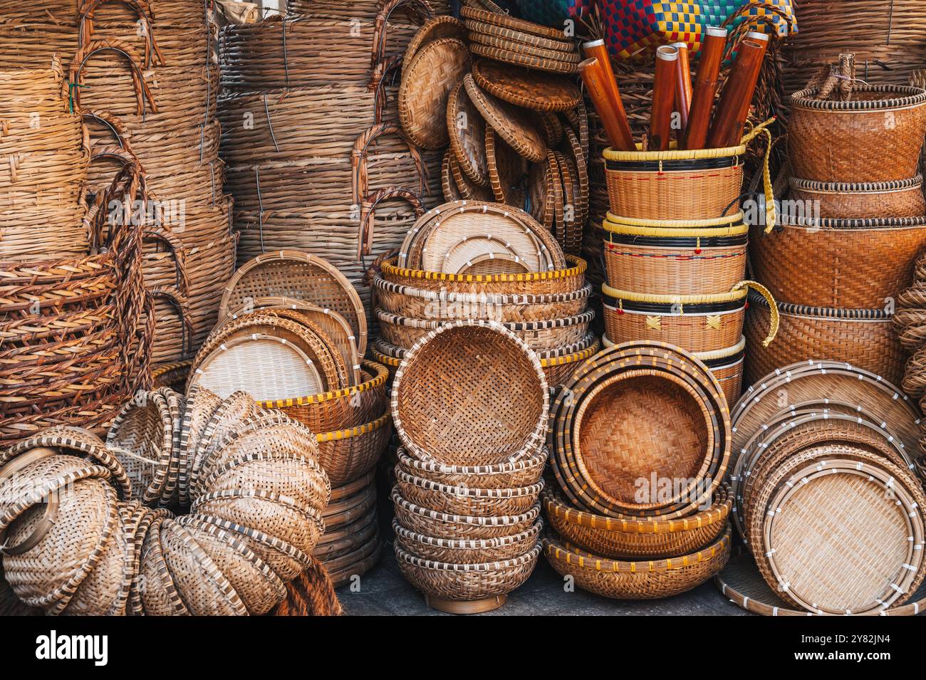 Baskets sale bali indonesia hi-res stock photography and
