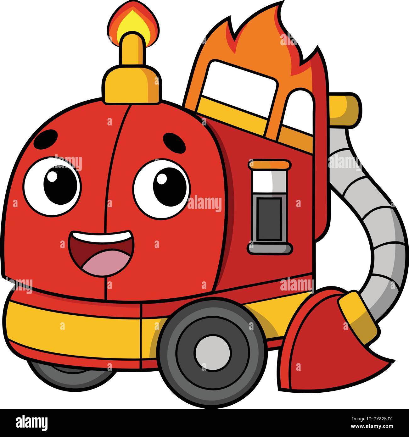 Fire truck clipart Stock Vector Images - Alamy