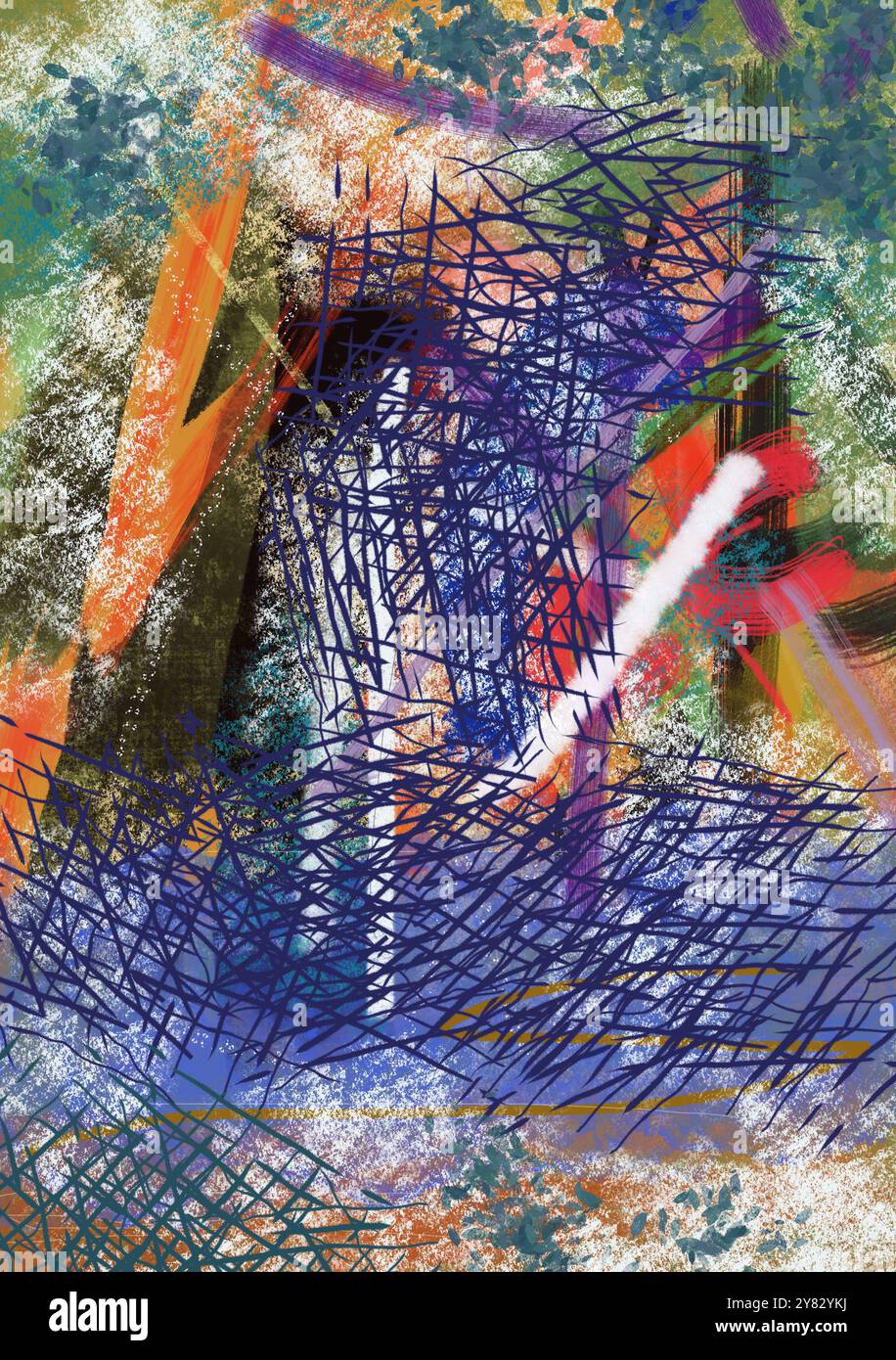 Daily abstract. Painting. Art. Decor for apartment, House, villa, boat ...