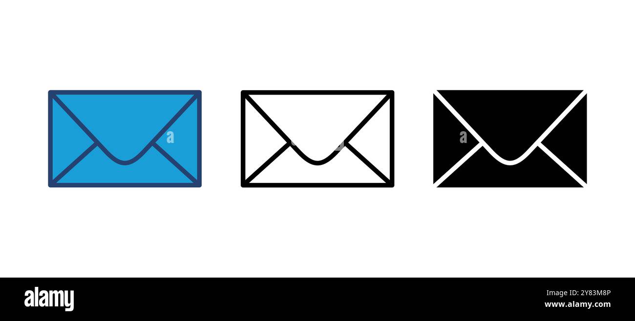 Mail icon vector. email icon vector. E-mail icon. Envelope illustration ...