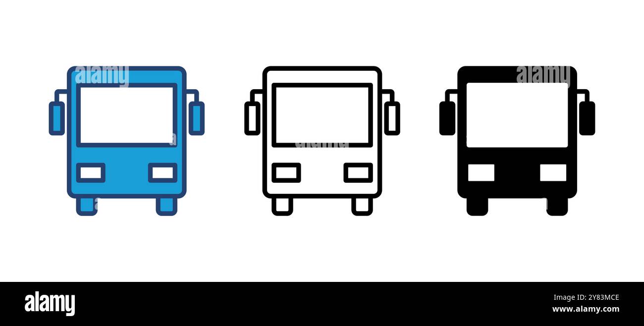 Bus icon vector. bus vector icon Stock Vector