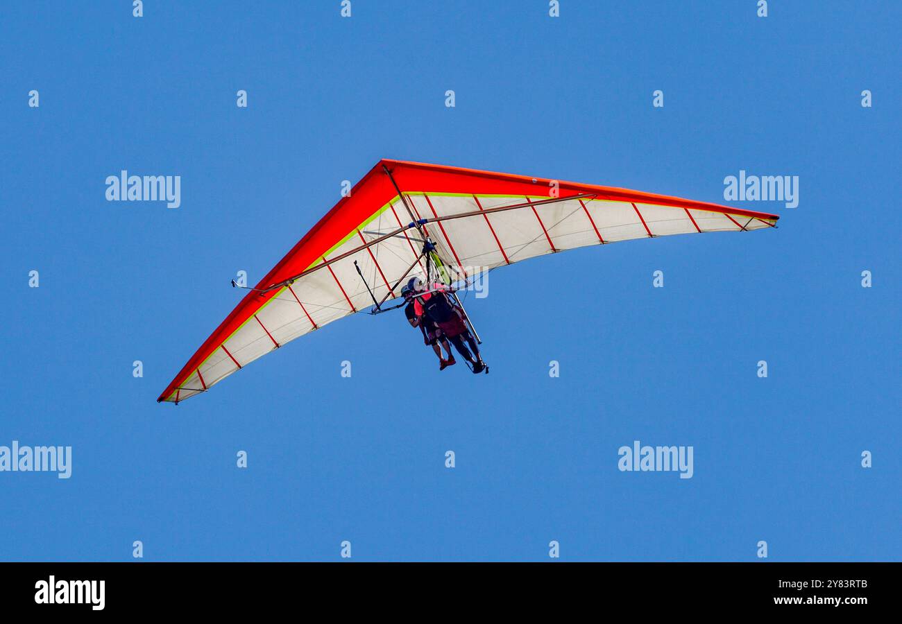 Hang gliders at Sao Conrado beach, Rio de Janeiro, Brazil Stock Photo