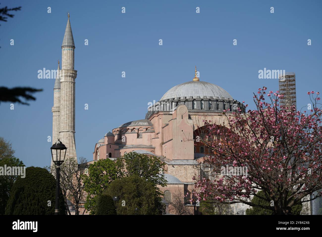 Hagia Sophia Mosque in Sultanahmet, Istanbul City, Turkiye Stock Photo ...